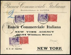 1924 - 50 cent. Columbia (11), tre esemplari ... 