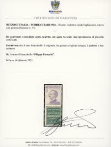 1924 - 50 cent. Tagliacozzo (17), ... 