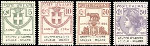GRUPPO DAZIONE SCUOLE-MILANO 1924 - Serie ... 