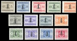 SEGNATASSE 1944 - Soprastampati fascetto, ... 