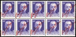 1943 - 50 cent. Imperiale, soprastampa in ... 