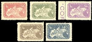 CORALIT 1945 - Ciclista, serie completa ... 