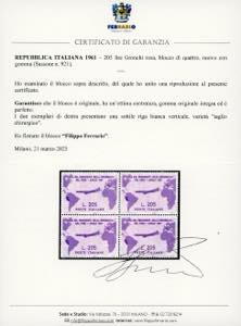 1961 - 205 lire Gronchi rosa ... 