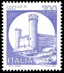 1980 - 700 lire Castelli, francobollo ... 