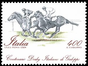 1984 - 400 lire Derby, dentellatura ... 