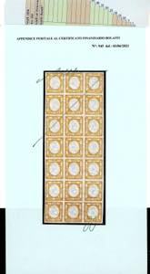 1861 - 10 grana arancio (22), ... 