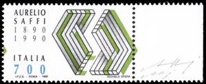 1990 - 700 lire Saffi, senza la stampa del ... 
