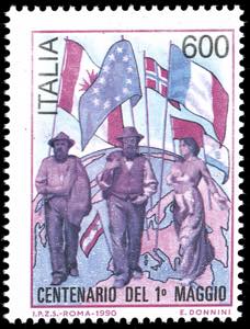 1990 - 600 lire Primo maggio, senza la ... 