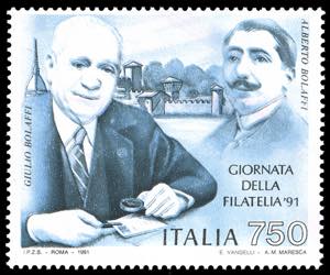 1991 - 750 lire Giornata della filatelia ... 