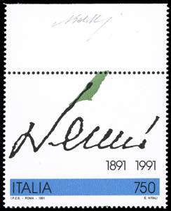 1991 - 750 lire Nenni, senza la stampa del ... 