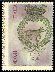 2003 - 0,41 € Lincei, dentellatura ... 