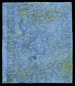 1852 - 40 cent. azzurro (5), ... 