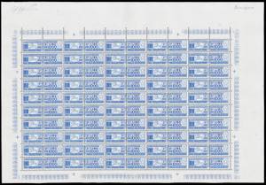 1954 - 1.000 lire oltremare Cavallino, dent. ... 