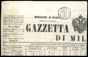 1853 - Bollo di Parma, Gazzette Estere (B1), ... 