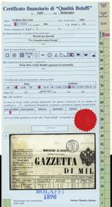 1853 - Bollo di Parma, Gazzette ... 