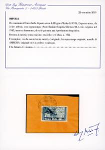 IMPERIA 1945 - 2 lire ardesia ... 