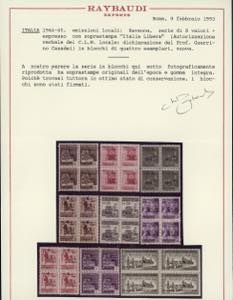 RAVENNA 1945 - Serie compelta di ... 