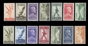 1938 - Soggetti vari, serie ... 