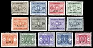 SEGNATASSE 1939/40 - Soprastampati, serie ... 