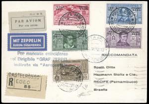 POSTA AEREA 1932 - 10 cent. posta ordinaria ... 
