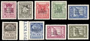 1930 - Congresso Idrologico, soprastampati, ... 