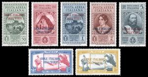 POSTA AEREA 1932 - Garibaldi, serie completa ... 