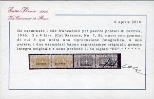 PACCHI POSTALI 1916 - Nodo di ... 