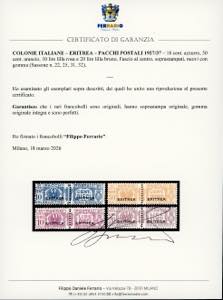 PACCHI POSTALI 1927/37 - Fasci al ... 