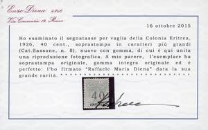 SEGNATASSE VAGLIA 1926 - ... 