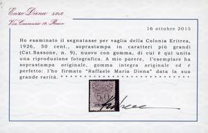 SEGNATASSE VAGLIA 1926 - ... 