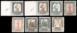1926/30 - Pittorica dent. 11, serie completa ... 