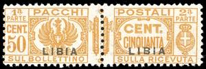 PACCHI POSTALI 1931 - 50 cent. nuova ... 