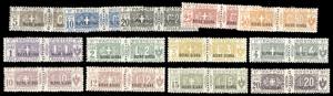 PACCHI POSTALI 1925 - Soprastampati, serie ... 