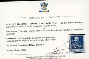 1926 - 1,25 lire azzurro, ... 