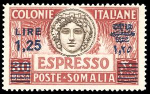 ESPRESSI 1940 - 1,25 lire su 30 besa, ... 