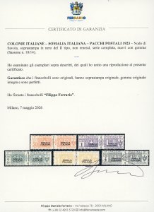 PACCHI POSTALI 1923 - Nodo di ... 