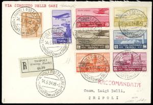 POSTA AEREA 1934 - Circuito delle Oasi, ... 