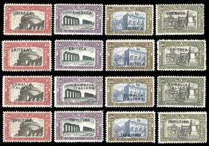 1929 - MILIZIA II EMISSIONE, COLORI ... 