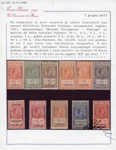 OCCUPAZIONE BRITANNICA AFRICA ... 