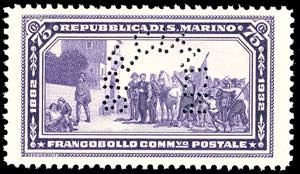 1932 - 75 cent. violetto Garibaldi, ... 