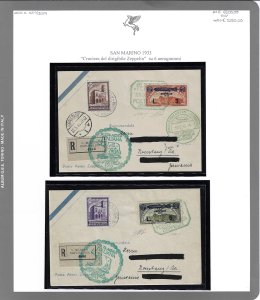 1933 - Crociera Zeppelin, la serie ... 