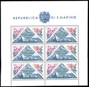 1952 - 200 lire Fiori-Giornata filatelica, ... 