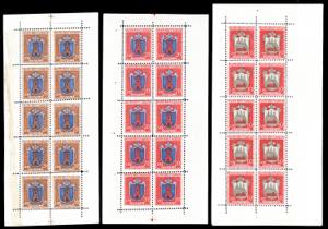 1945/46 - Stemmi, minifogli, serie ... 