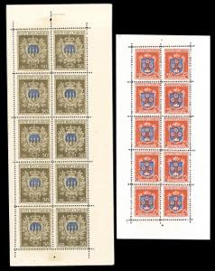 1945/46 - Stemmi, minifogli, serie ... 