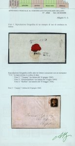 SERVIZIO 1840 - 1 penny nero, ... 