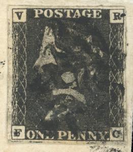 SERVIZIO 1840 - 1 penny nero, ... 