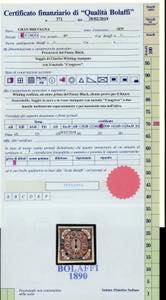 PROVE 1839 - 1 penny nero e rosso, ... 