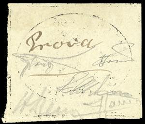 1867 - 3 cent. verde, non emesso ... 