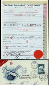 RUSSIA 1987 - Cosmogramma MIR, ... 