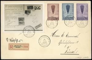 BELGIO 1932 - Volo Piccard, serie completa ... 